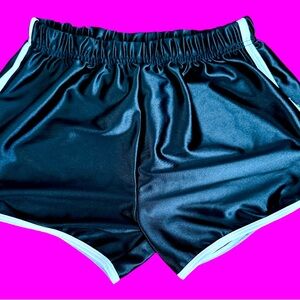 Black Satin Women's Shorts